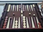 Backgammon in luxe koffer, Hobby en Vrije tijd, Ophalen of Verzenden, Gebruikt