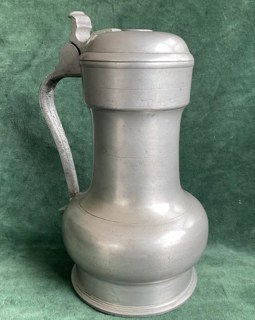 Antieke tinnen Rembrandt kan van F.U.M. Frantz Utzelmann, Antiek en Kunst, Antiek | Tin, Ophalen of Verzenden