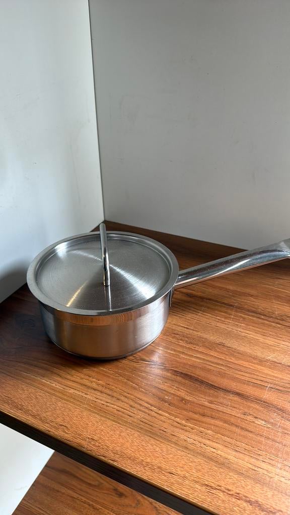 Steelpannetje rvs, Huis en Inrichting, Keuken | Potten en Pannen, Ophalen of Verzenden, Zo goed als nieuw, Rvs