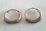 Prachtige zilveren Bali Hoops Rope Twist Design 925, Ophalen, Zo goed als nieuw, Zilver, Zilver
