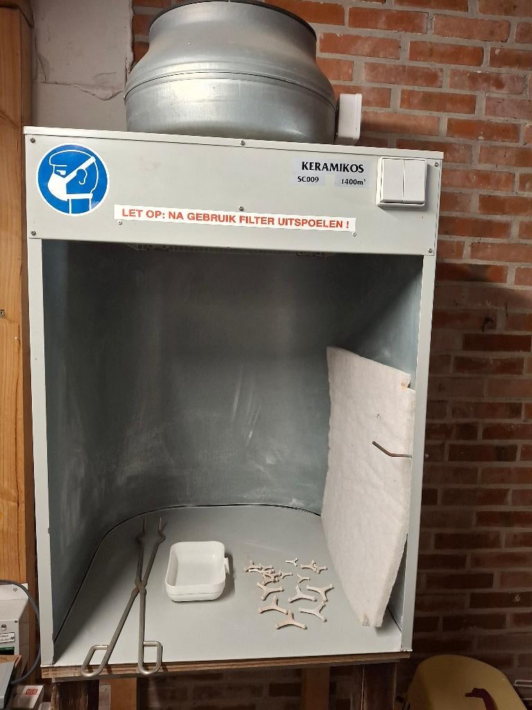Keramikos SC009 spuitcabine te koop, Ophalen, Zo goed als nieuw