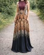 Galajurk / galakleed / avondkleding - maat M, Maat 38/40 (M), Galajurk, Bruin, Ophalen of Verzenden