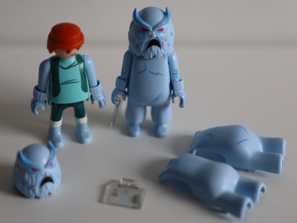 Playmobil Scooby Doo sneeuwgeest, snow ghost, Yeti, Ophalen of Verzenden, Zo goed als nieuw, Los playmobil
