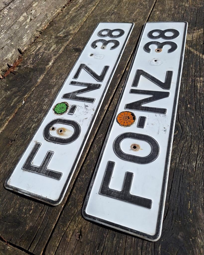 Oude Duitse kentekenplaten. Forchheim/Bayern., Ophalen of Verzenden