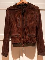 Massimo Dutti suède jasje, Ophalen of Verzenden, Gedragen, Maat 36 (S), Bruin