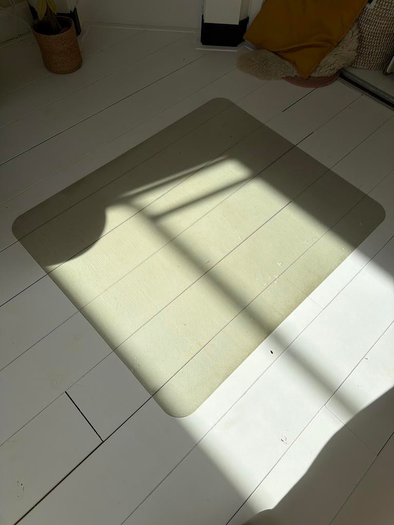 Artwelt Vloerbeschermingsmat, bureaustoel, transparant, 1,5 mm, bureaustoel, onderlegger, vloermat, bureaustoelonderlegger, stoelonderlegger, stoelmat (240 cm x 120 cm