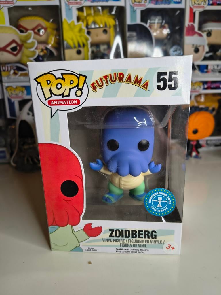 Funko Pop! Futurama Zoidberg #55 Underground Toys Exclusive, Verzamelen, Ophalen of Verzenden, Zo goed als nieuw
