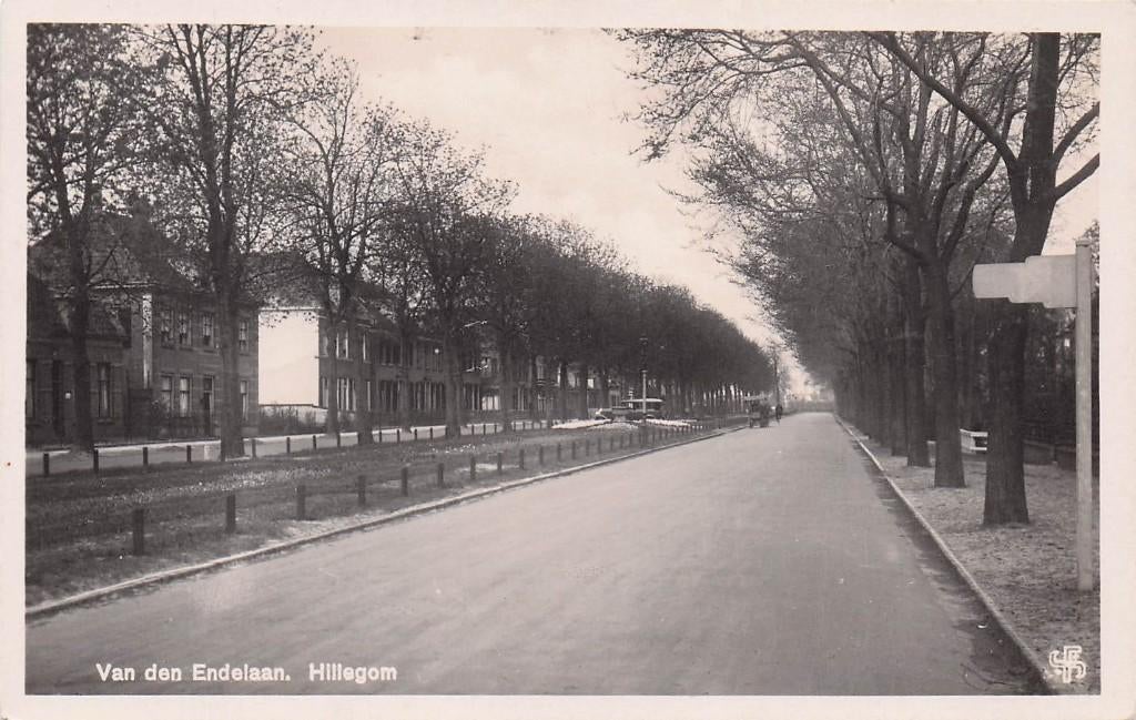 Hillegom - Van den Endelaan (gel. 1931), Ophalen of Verzenden, 1920 tot 1940, Gelopen, Zuid-Holland