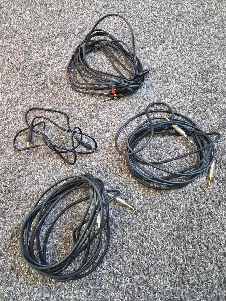 Diverse audiokabels - Gebruikt, Ophalen of Verzenden, Zo goed als nieuw, Luidsprekerkabel
