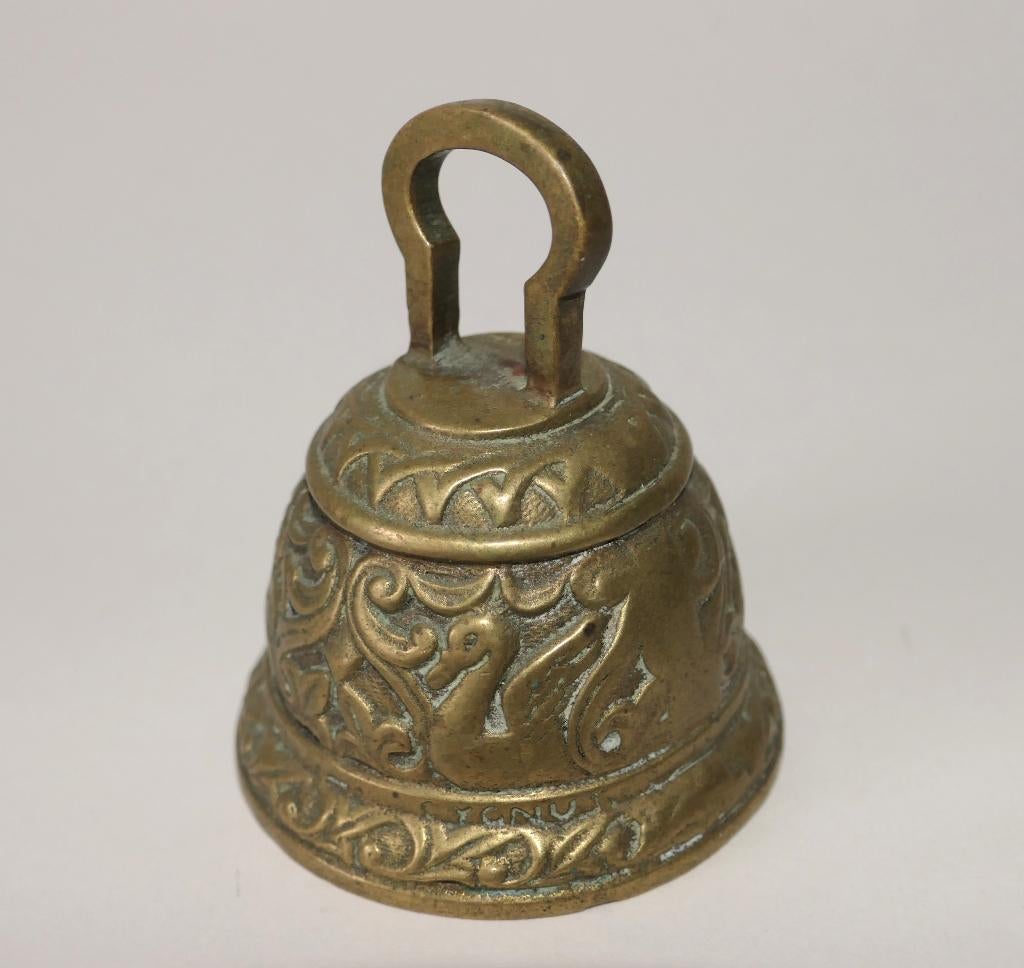 Bronzen kloosterbel "Knocke", Antiek en Kunst, Ophalen of Verzenden, Brons
