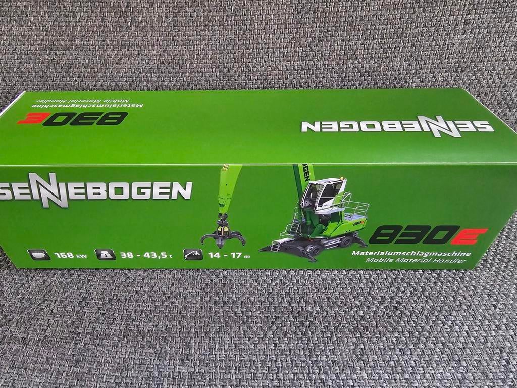 SENNEBOGEN 830E overslagkraan met poliepgrijper Conrad nieuw, Hobby en Vrije tijd, Modelauto's | 1:50, Ophalen of Verzenden, Nieuw