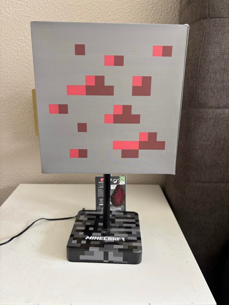 Minecraft Redstone Blok Lamp - Perfect voor Gamers!, Ophalen of Verzenden, Zo goed als nieuw
