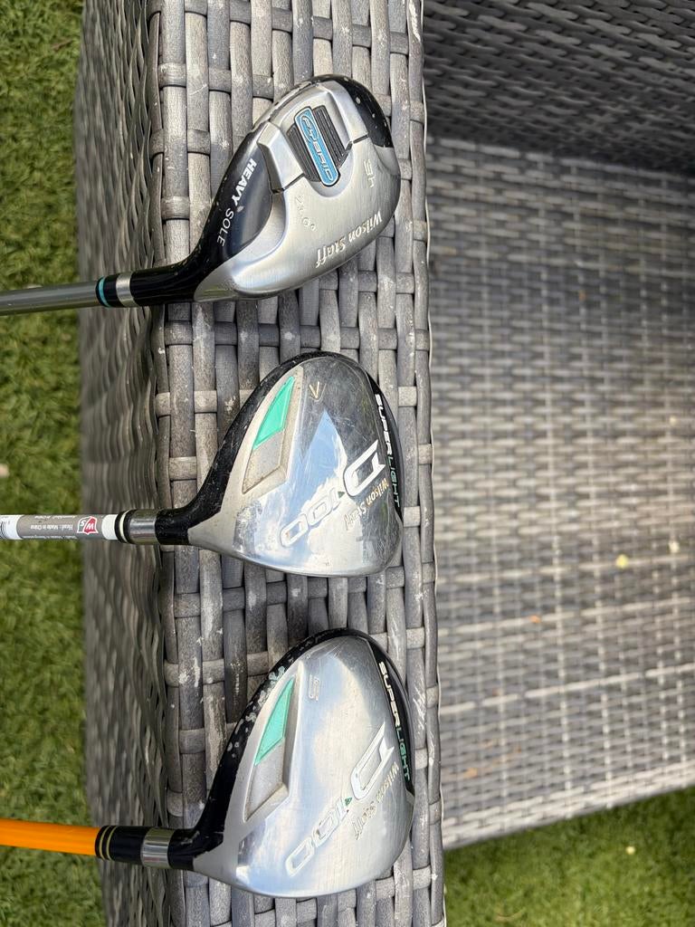 Wilson hybrides dames golfclubs - Set van 3, Sport en Fitness, Golf, Ophalen of Verzenden, Gebruikt, Club, Overige merken