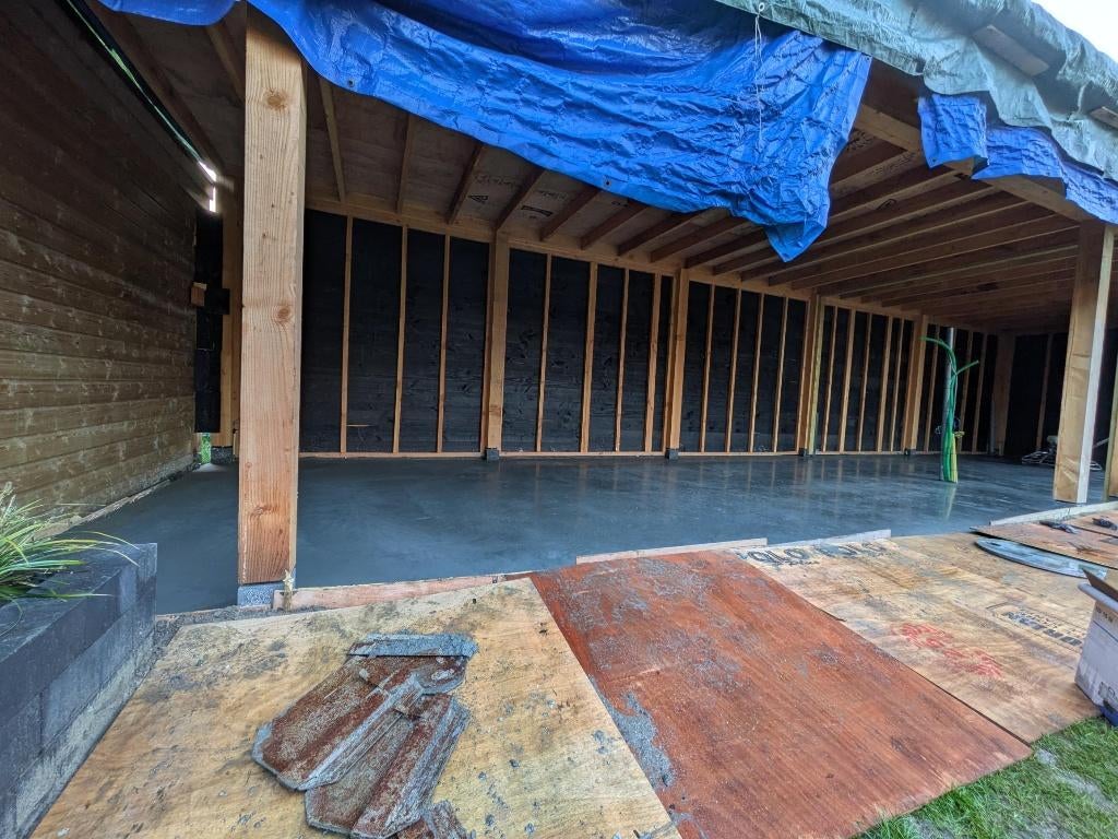 betonvloer storten en vlinderen! scherpe prijzen!