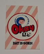 Okay ijs / Eskimo vintage sticker, Ophalen of Verzenden, Zo goed als nieuw, Merk