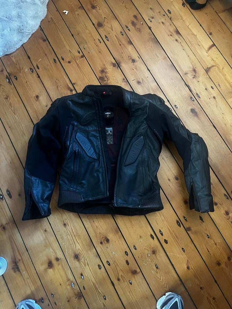 Alpinestars caliber leather jacket euro 48, Motoren, Kleding | Motorkleding, Ophalen of Verzenden, Tweedehands, Heren, Jas | leer