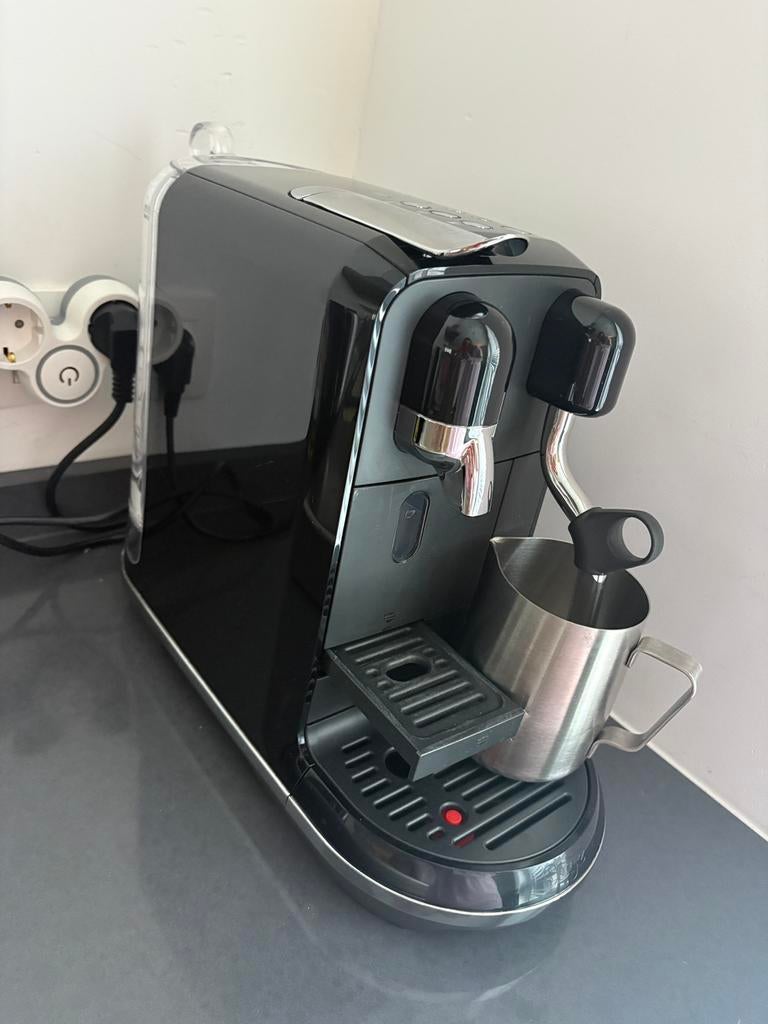 Nespresso creatista uno zwart original capsules, Koffiepads en cups, Koffiemachine, Ophalen of Verzenden, Zo goed als nieuw