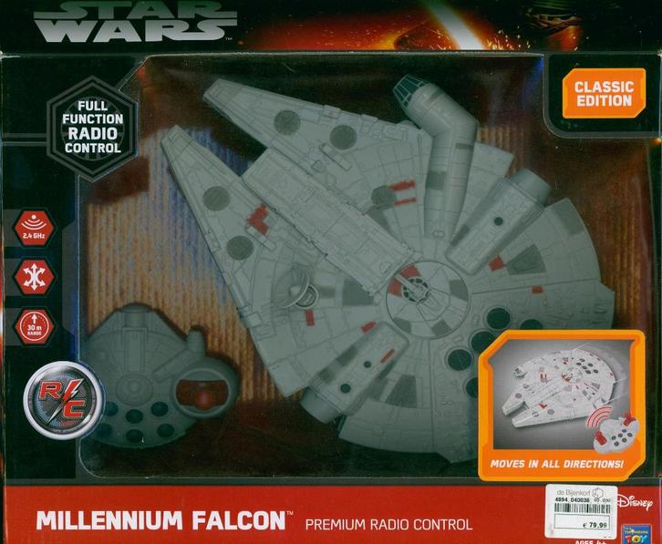 STAR WARS MILLENNIUM FALCON MET FULL FUNCTION RADIO CONTROL, Verzamelen, Star Wars, Nieuw, Overige typen, Verzenden