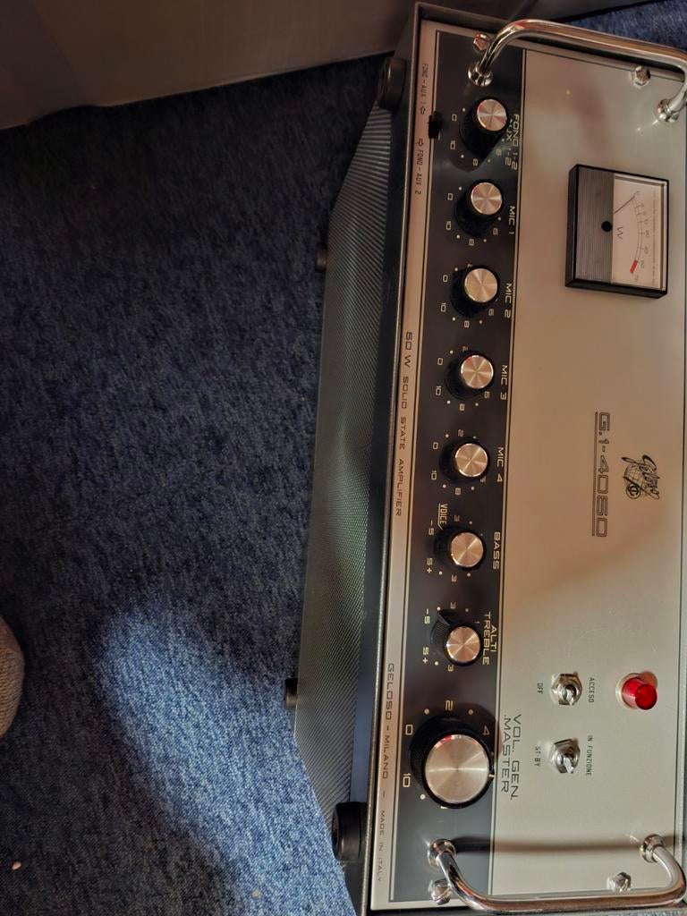 Geloso G 4050 Solid State Versterker, Audio, Tv en Foto, Versterkers en Receivers, Ophalen of Verzenden