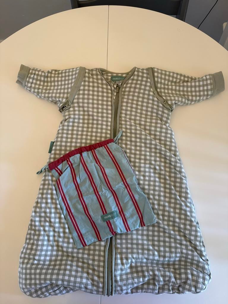MOLIS&Co Baby Slaapzak 6-12 maanden, TOG 2.5, afneembare mou, Ophalen, Zo goed als nieuw, 70 tot 85 cm, Slaapzak