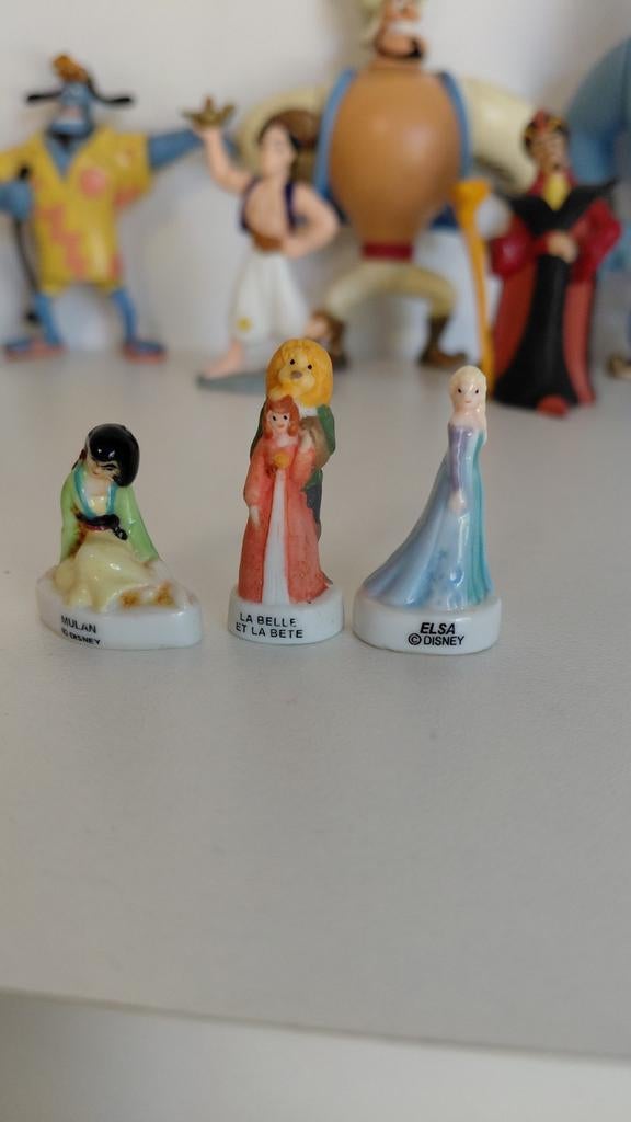 3 Disney beeldjes prinsessen, Ophalen of Verzenden, Zo goed als nieuw, Beeldje of Figuurtje