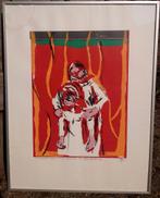 Zeefdruk, Moeder met kind. 1992 Ger ....., Ophalen of Verzenden