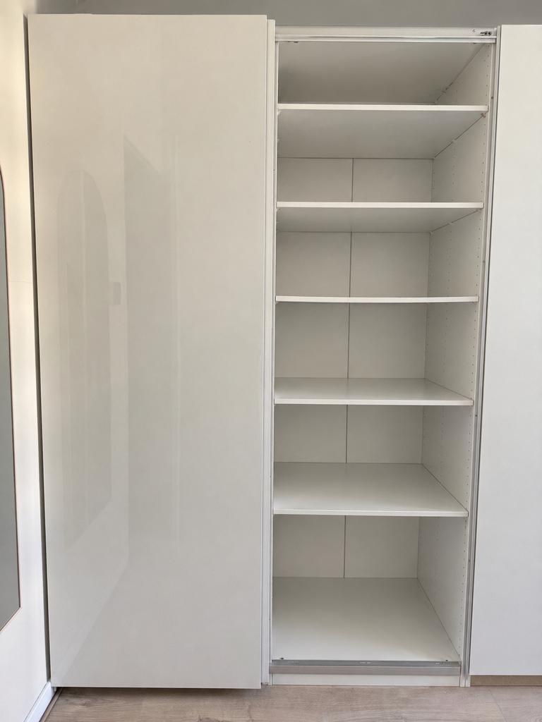 Ikea PAX kast met schuifdeuren - 150 cm bij 236 cm (GRATIS), Ophalen, Overige materialen, Gebruikt, 200 cm of meer