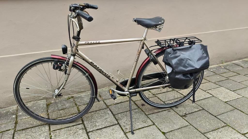 Batavus Apache stadsfiets – 7 versnellingen, Fietsen en Brommers, Fietsen | Heren | Herenfietsen, Gebruikt, Batavus, 57 tot 61 cm