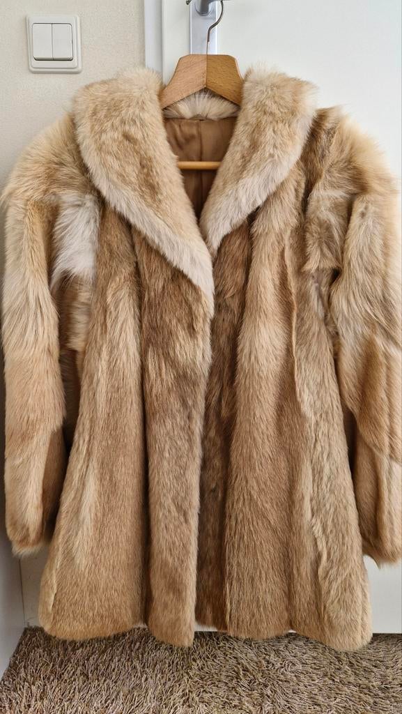 Lange bontjas Ben van der Ven, maat 40/42, Kleding | Dames, Jassen | Winter, Ophalen