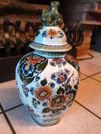 Delfts polychroom Holland Handwerk vaas met deksel, Antiek en Kunst, Ophalen