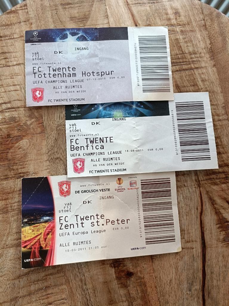 3 Tickets FC Twente, Ophalen of Verzenden, Gebruikt, F.C. Twente, Overige typen
