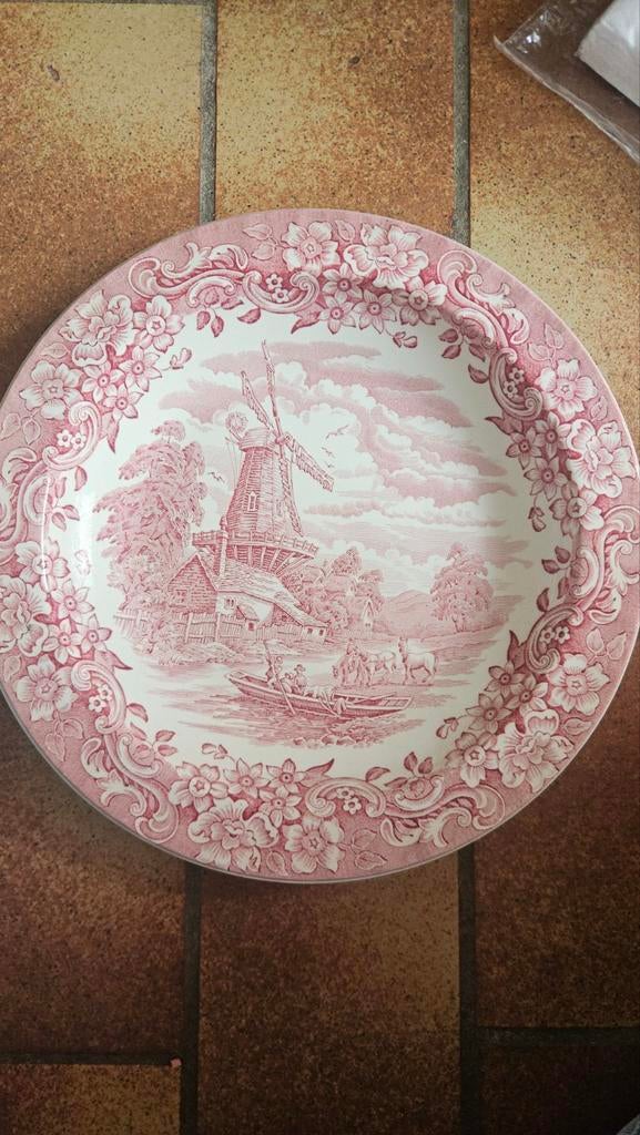 Royal Tudor Ware Diep Bord - 17e Eeuw Engeland - W.N. Mellor, Antiek en Kunst, Antiek | Servies los, Ophalen of Verzenden