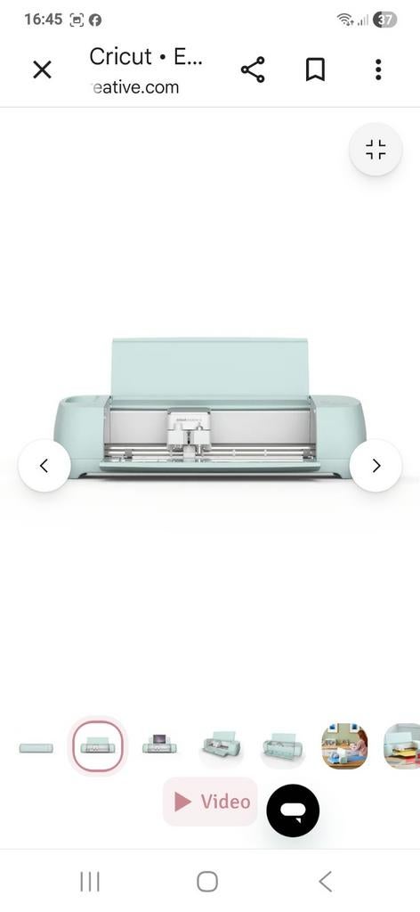 Cricut Explore 3 Snijmachine - Nieuwstaat, Geschikt voor karton, Groen, Overige thema's, Nieuw