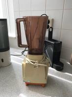 Vintage Moulinex blender, jaren 60-70, oranje/wit, Ophalen of Verzenden, Gebruikt, Blender