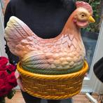 XXL Caldas Portugal Terrine Kip - Uniek en Decoratief, Antiek en Kunst, Ophalen of Verzenden