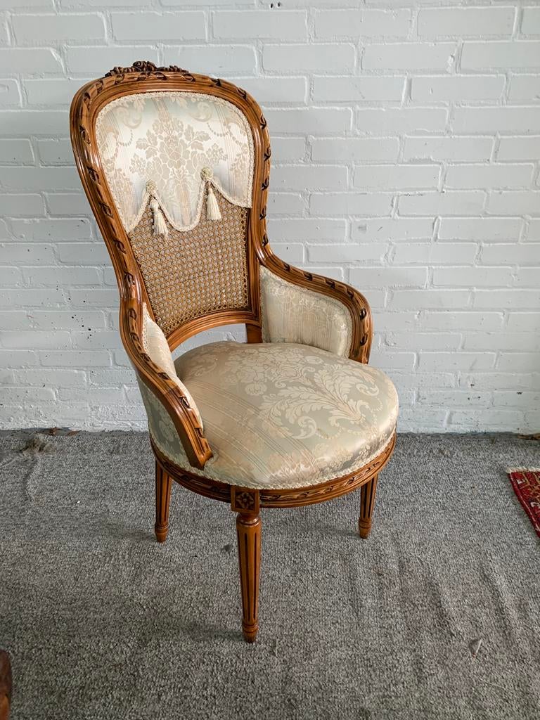 Fauteuil Louis XVI stijl schattig Lodewijk Barok fauteuiltje, Ophalen of Verzenden