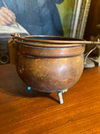 Antieke koperen keteltje, Antiek en Kunst, Antiek | Koper en Brons, Ophalen of Verzenden