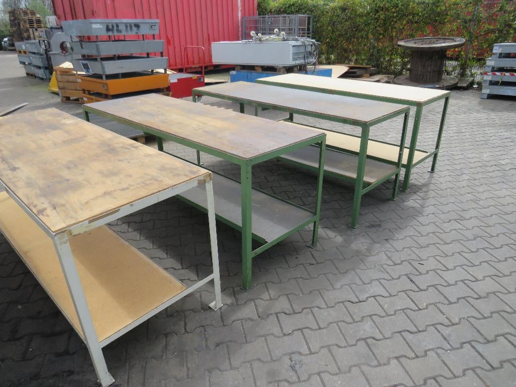 werkbank werktafel werkbanken werktafels met extra opbergvak, Doe-het-zelf en Verbouw, Gebruikt, Zandhaarweg, Ophalen of Verzenden