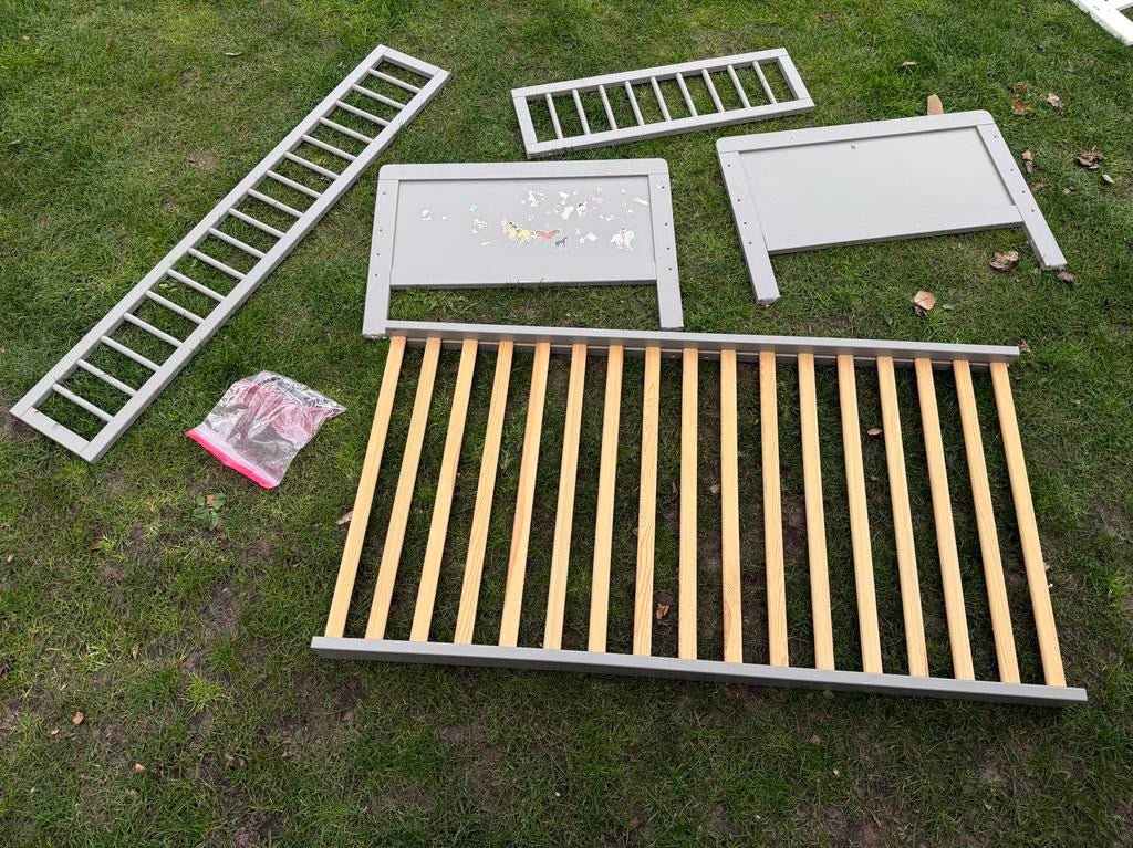 Amelie Plume peuterbed: 140x70, Kinderen en Baby's, Kinderkamer | Bedden, Ophalen of Verzenden, Gebruikt, 140 tot 160 cm, 70 tot 85 cm