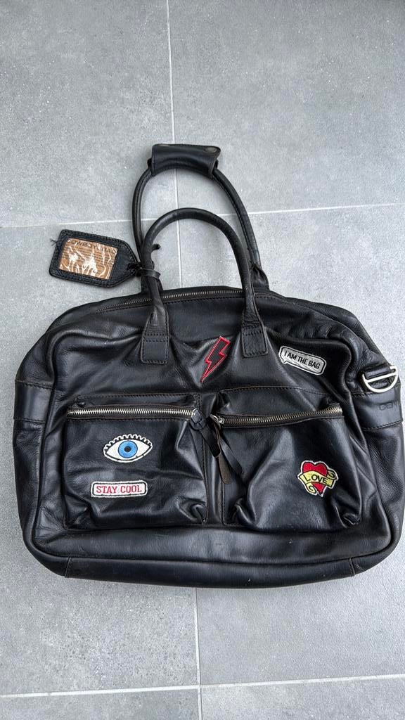 Cowboysbag zwart, 40 tot 60 cm, Gebruikt, 20 tot 30 cm, Zwart