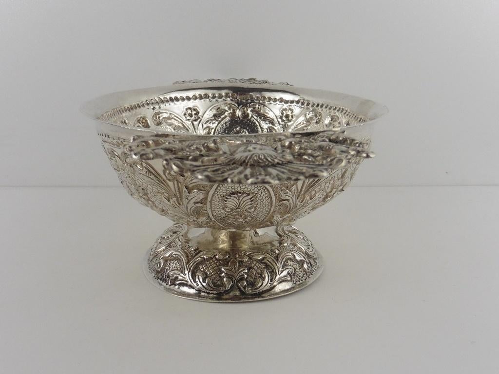 Zilveren brandewijnkom                                   Z26, Antiek en Kunst, Ophalen of Verzenden, Zilver