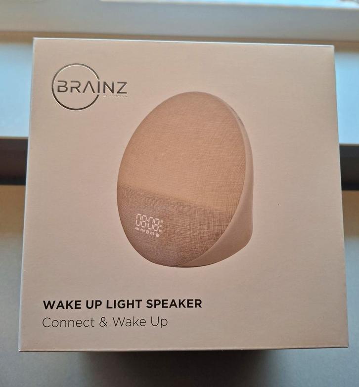 Brainz Wake Up Light, Witgoed en Apparatuur, Wekkers, Nieuw, Ophalen of Verzenden
