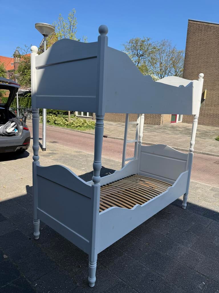 Klassiek stapelbed 90x200cm - ook als 2 losse bedden, Ophalen, Gebruikt, 90 cm, Eenpersoons