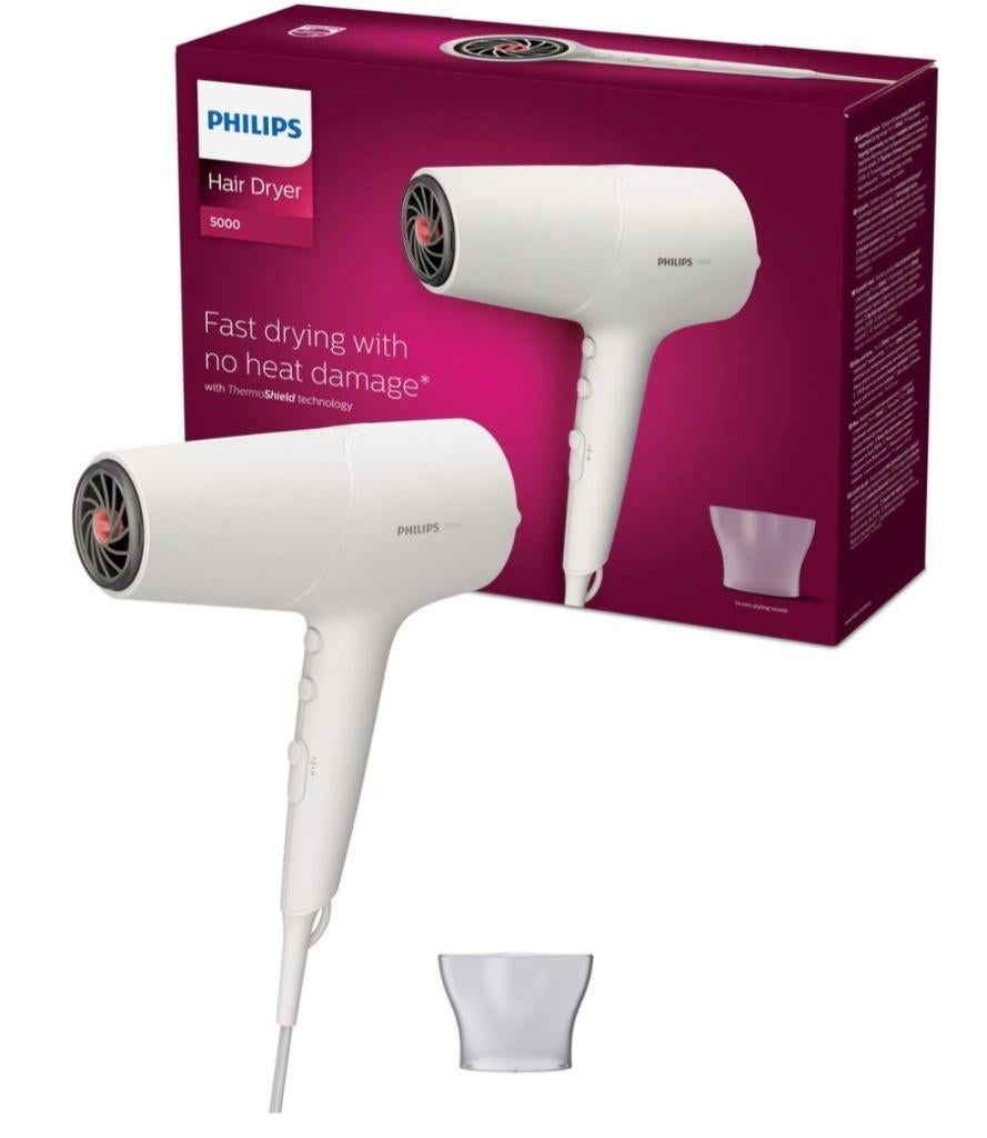 PHILIPS BHD501/20 Föhn wit, Ophalen, Haarverzorging