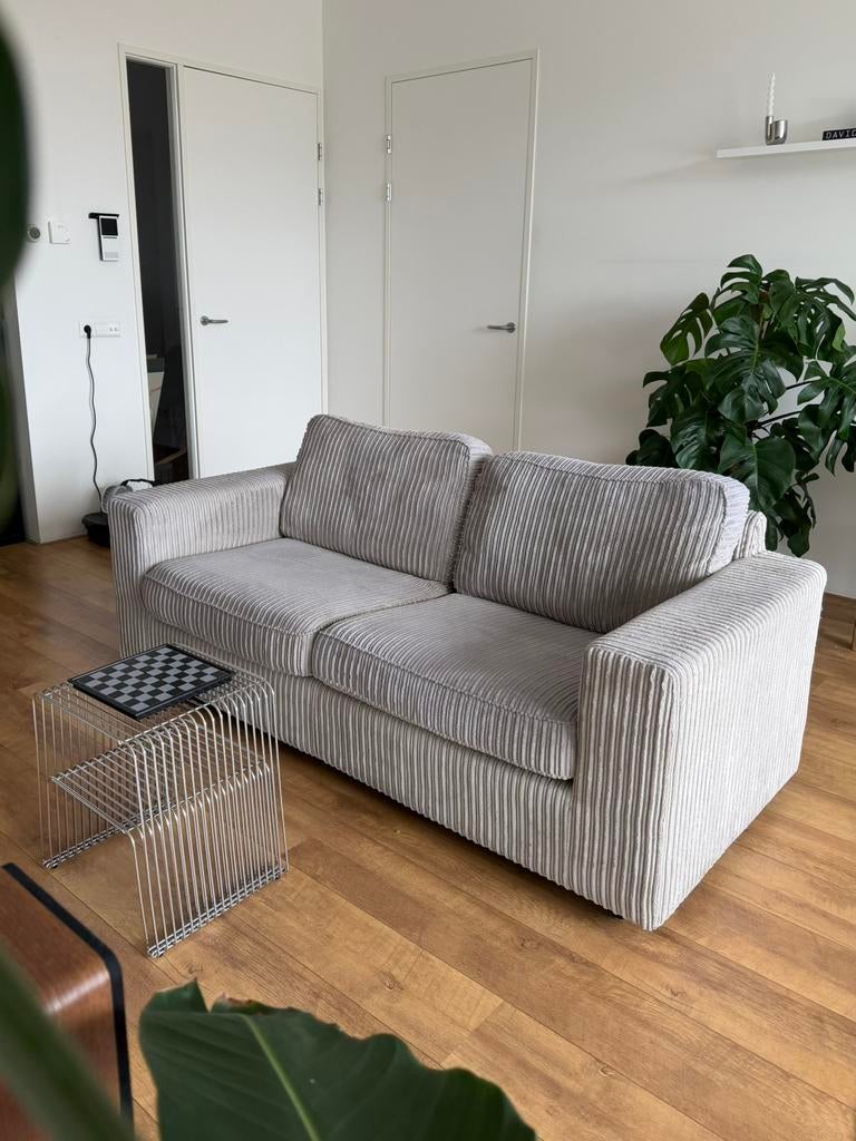 Bank met ribstof van Wehkamp, Ophalen, Gebruikt