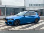 BMW 1-Serie M140i RWD shadowline opendak, H&K, alcantara, Auto's, Achterwielaandrijving, Zwart, Blauw, Alcantara