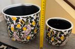 Plantenpot set, Ophalen, Rond, Zo goed als nieuw, Aardewerk
