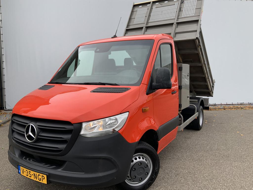 Mercedes-Benz Sprinter 514 2.2 CDI L2 kipper Pick Up Airco C, Auto's, Automaat, 3127 kg, Achterwielaandrijving, Gebruikt