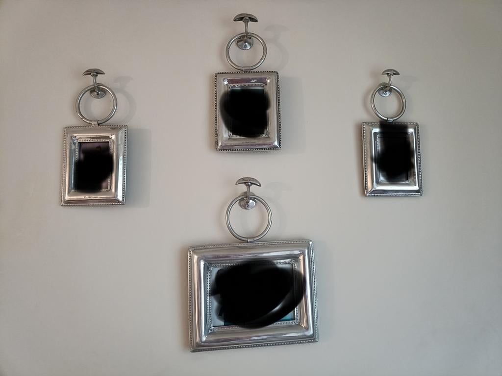 Rivièra Maison fotolijsten 3 kleintjes 1 grote met haken OPH, Ophalen