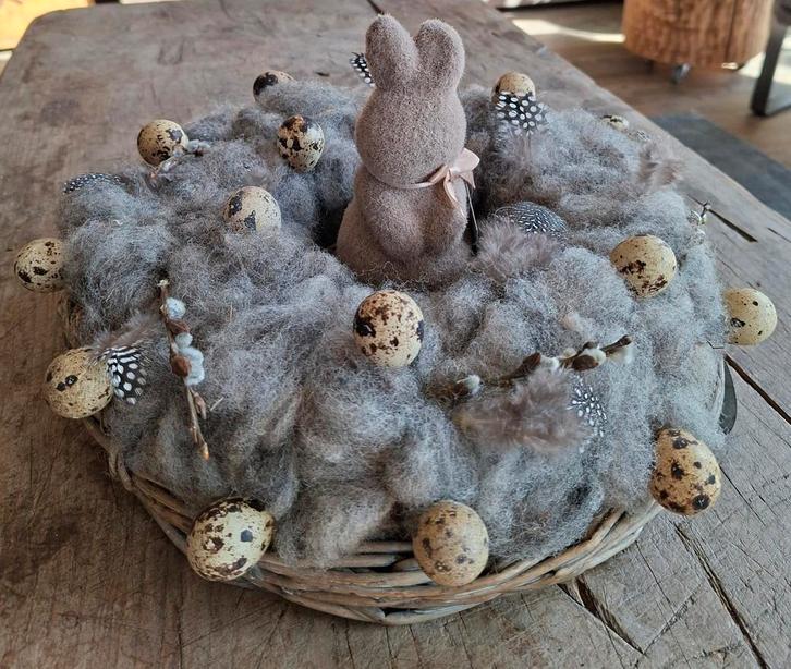 Voorjaar/ paas  wolkrans, Huis en Inrichting, Woonaccessoires | Kransen, Ophalen of Verzenden